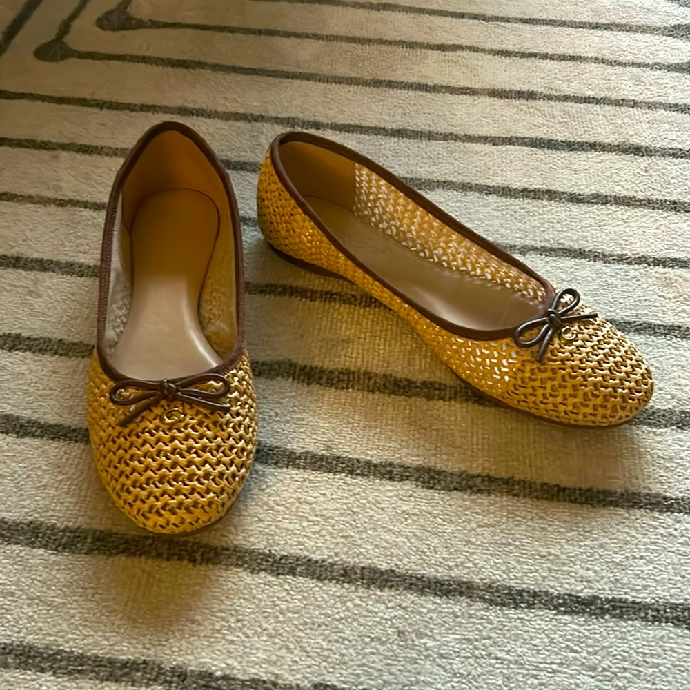 Coach ballet flats